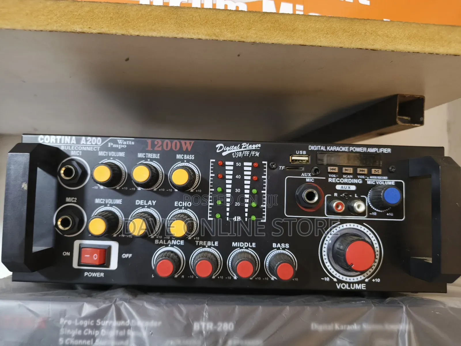 Cortina A200 Digital Karaoke Power Amplifier