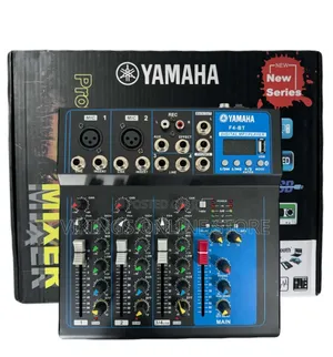 4 Channel Yamaha F4 Mixer Bt USB Mic 3 Eq Effect