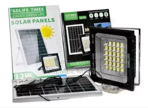 Outdoor Solar Led Reflector Kit Panel 300w Lamp Control