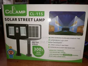 300W Cclamp CL115 Solar Street Lamp + Metal Pole