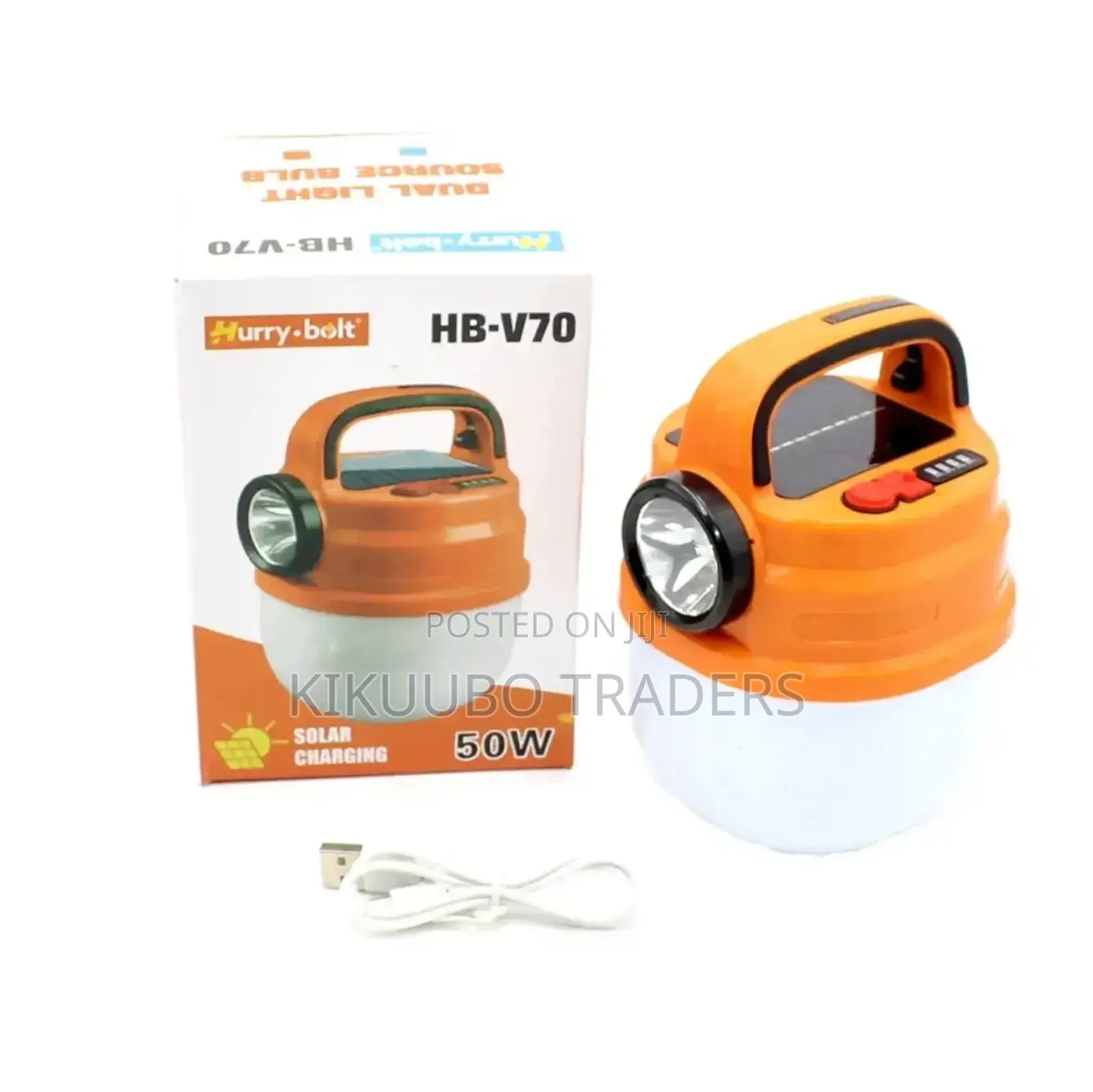 Portable Outdoor Camping Solar Rechargeable Light