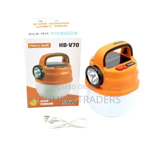 Portable Outdoor Camping Solar Rechargeable Light