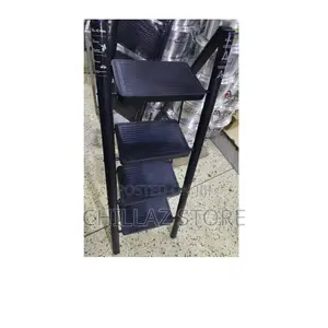 4 Step Black Ladder.