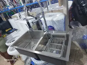 Heavy Duty Worktop Kitchen Sink With Sink Mixer Complete Set