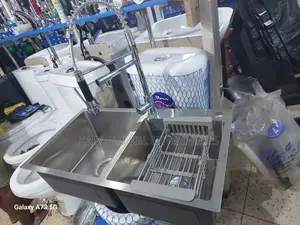 Heavy Duty Worktop Kitchen Sink With Sink Mixer Complete Set
