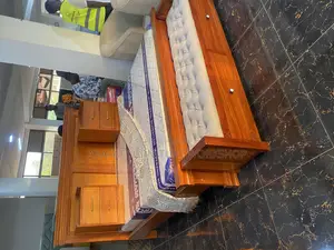 Modern Pure Mahogany King Bed
