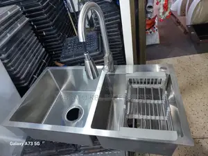 Heavy Duty Kitchen Sink Complete With Pull Out Mixer Silver