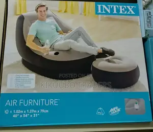 Intex Inflatable Air Sofa With Footrest