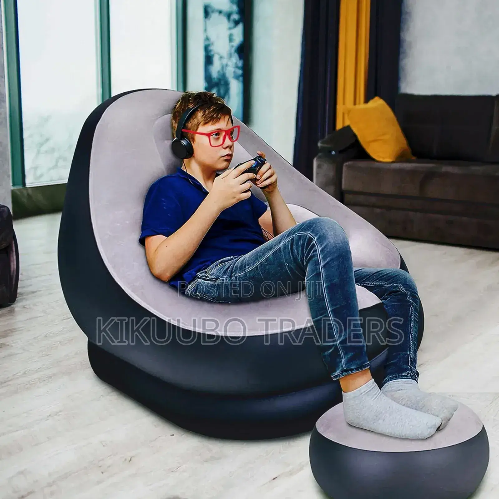 Inflatable Air Sofa With Free Pump