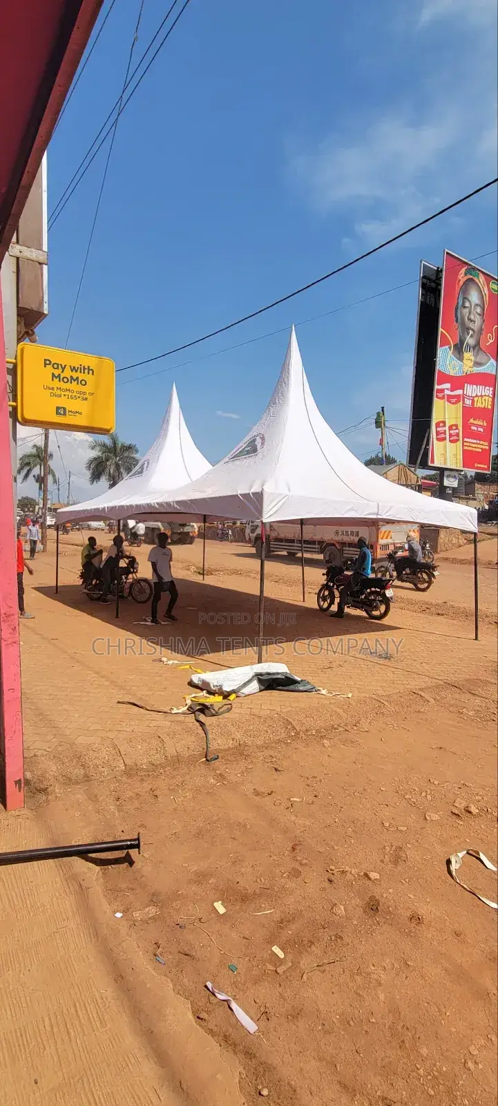 100seater Tent Without Side Covers