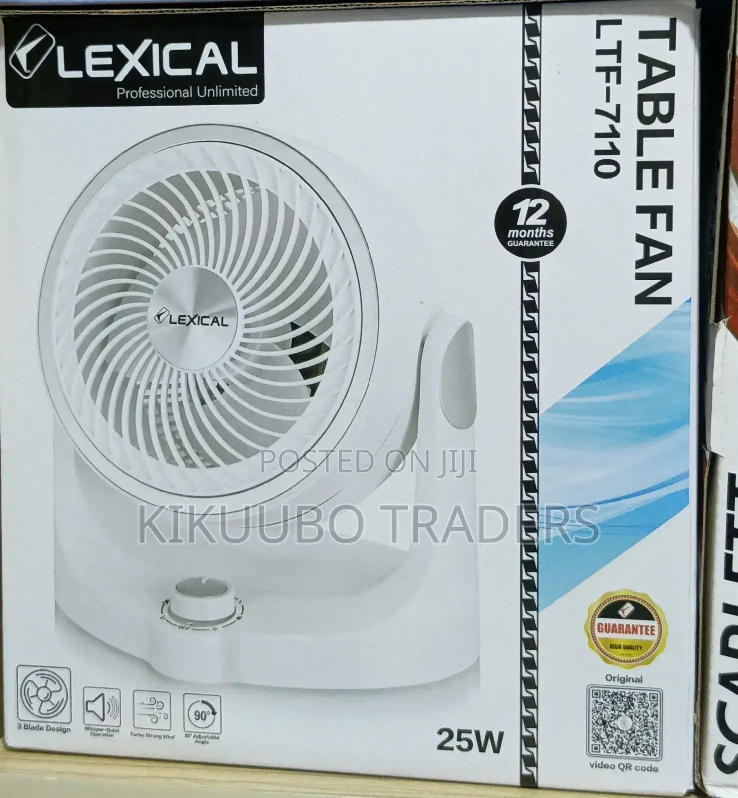 Lexical Portable Air Cooler Table Fan