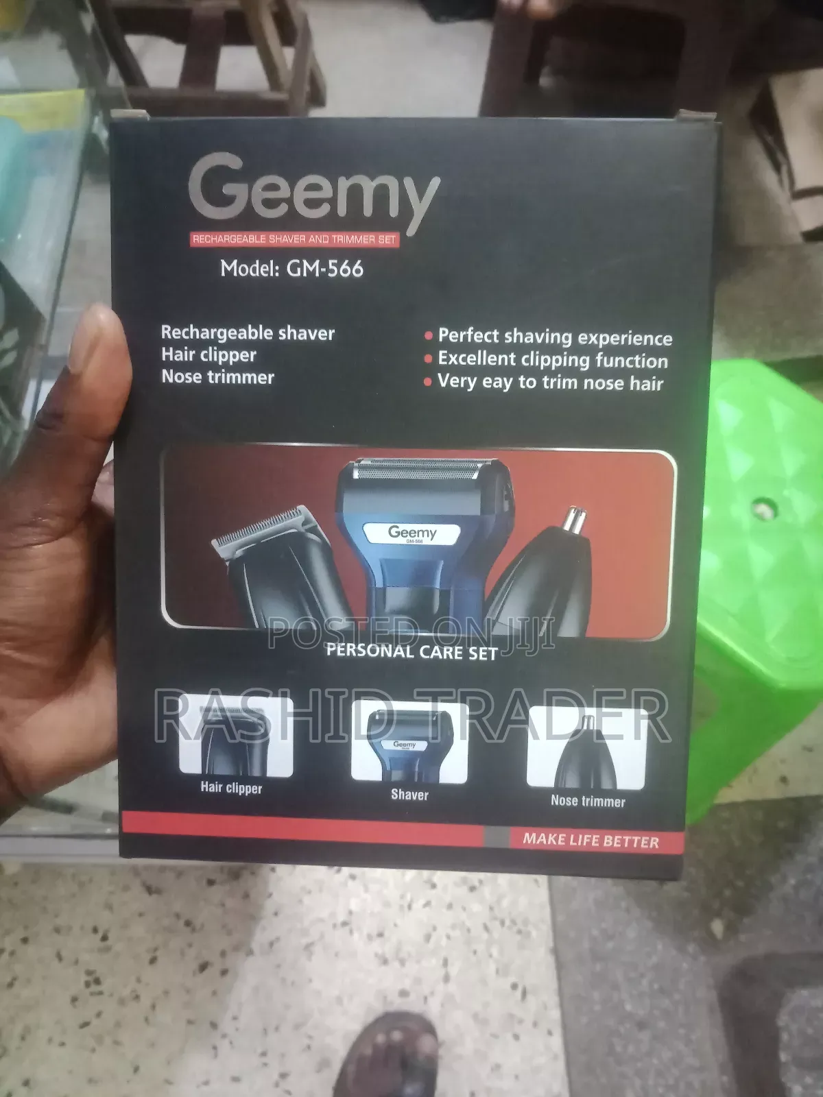 3 in 1 Geemy Rechargeable Hair Clipper