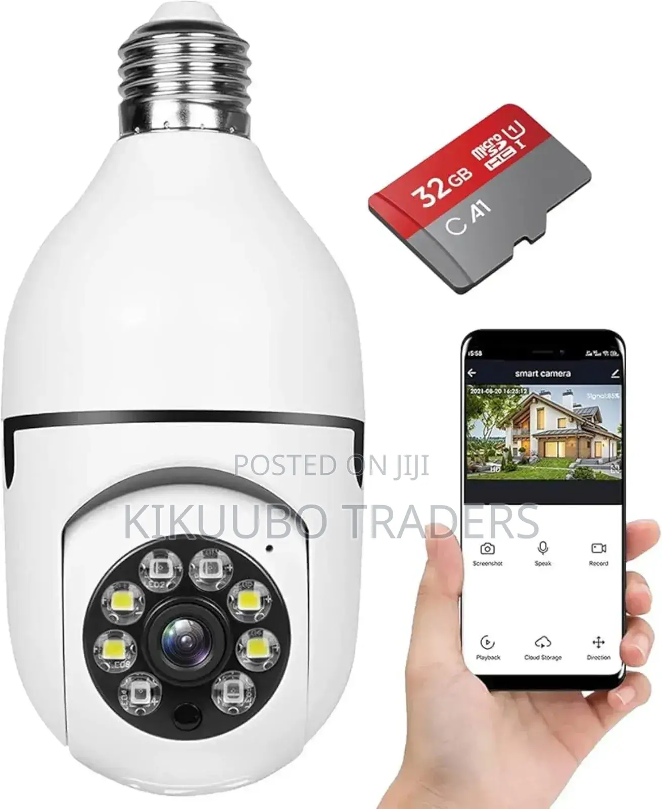 Panorama Wireless Video Surveillance Light Camera