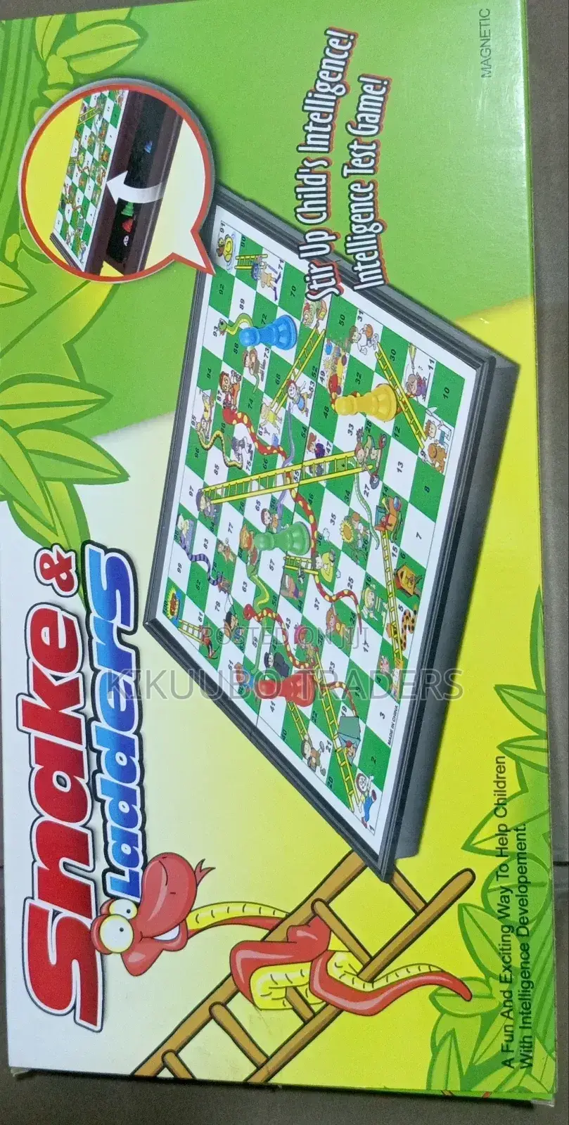 Portable Foldable Snakes and Ladders Game Board