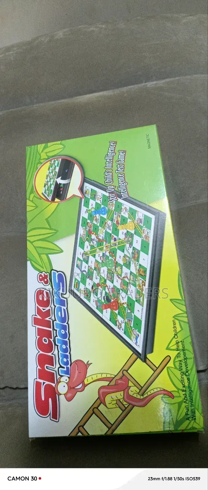 Portable Foldable Snakes and Ladders Game Board