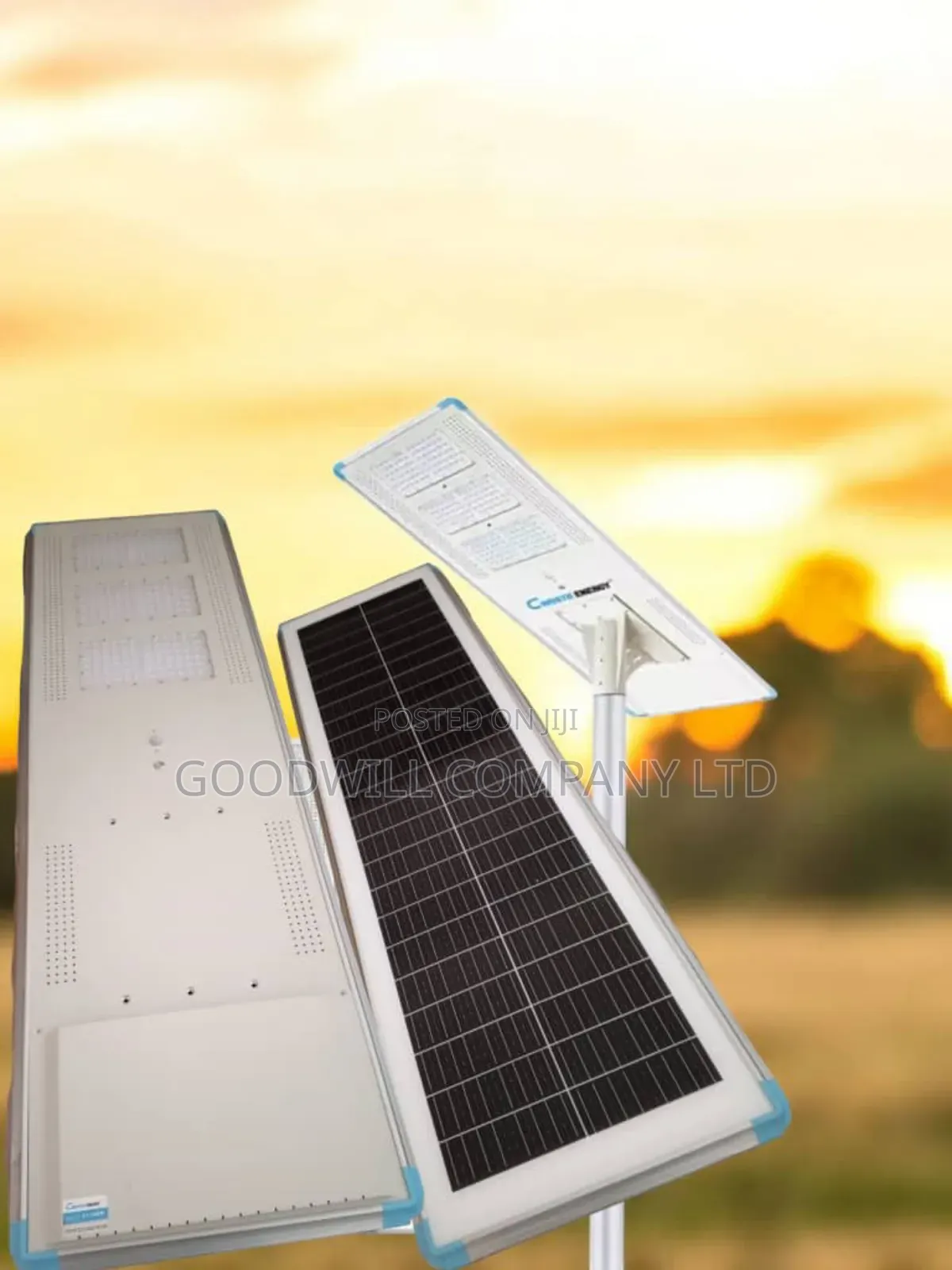 100w 3 Eyes All in One Integrated Solar Street Light