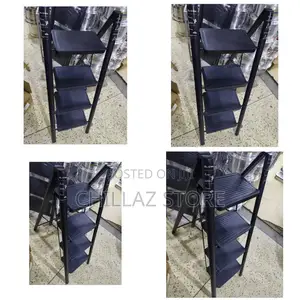 4 Step Black Ladder.