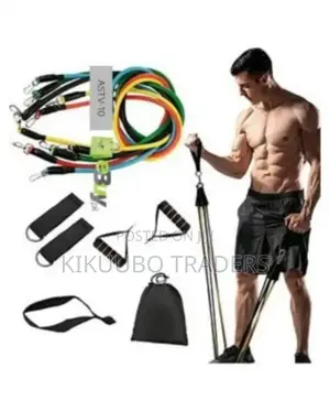 11pcs Exercise Resistance Bands