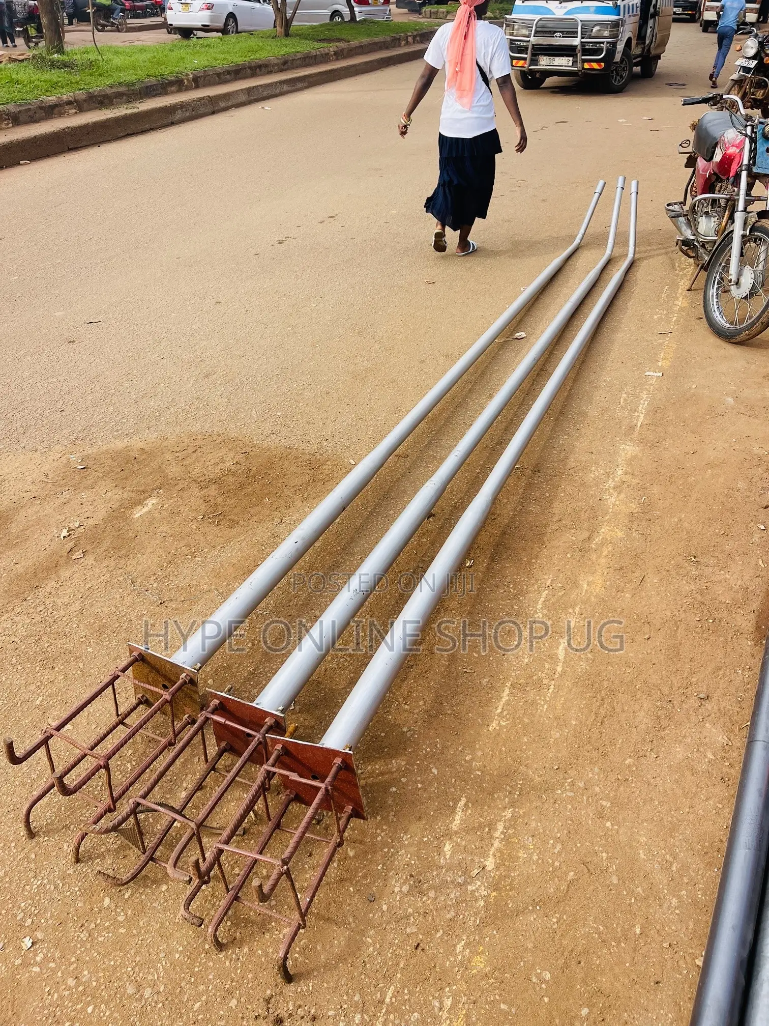 Humble Management Solar Light Poles