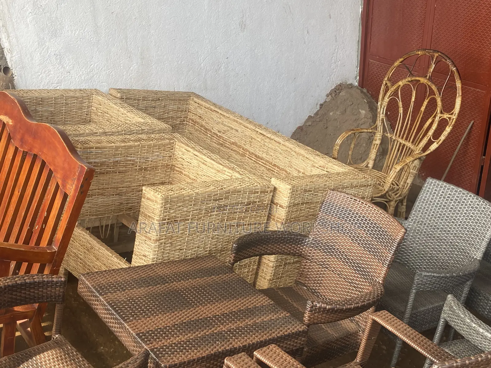 Local Bamboo Craft Seats/ Reeds Seats