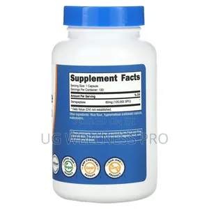 Nutricost, Serrapeptase, 120,000 SPU, 120 Capsules