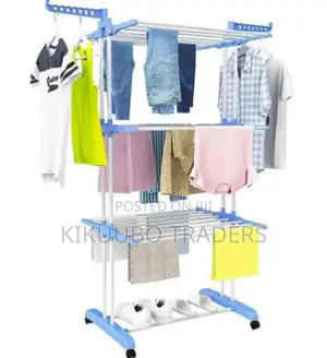 Adjustable Foldable Clothes Drying Rack