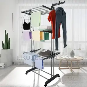 3 Tier Adjustable Clothes Drying Rack
