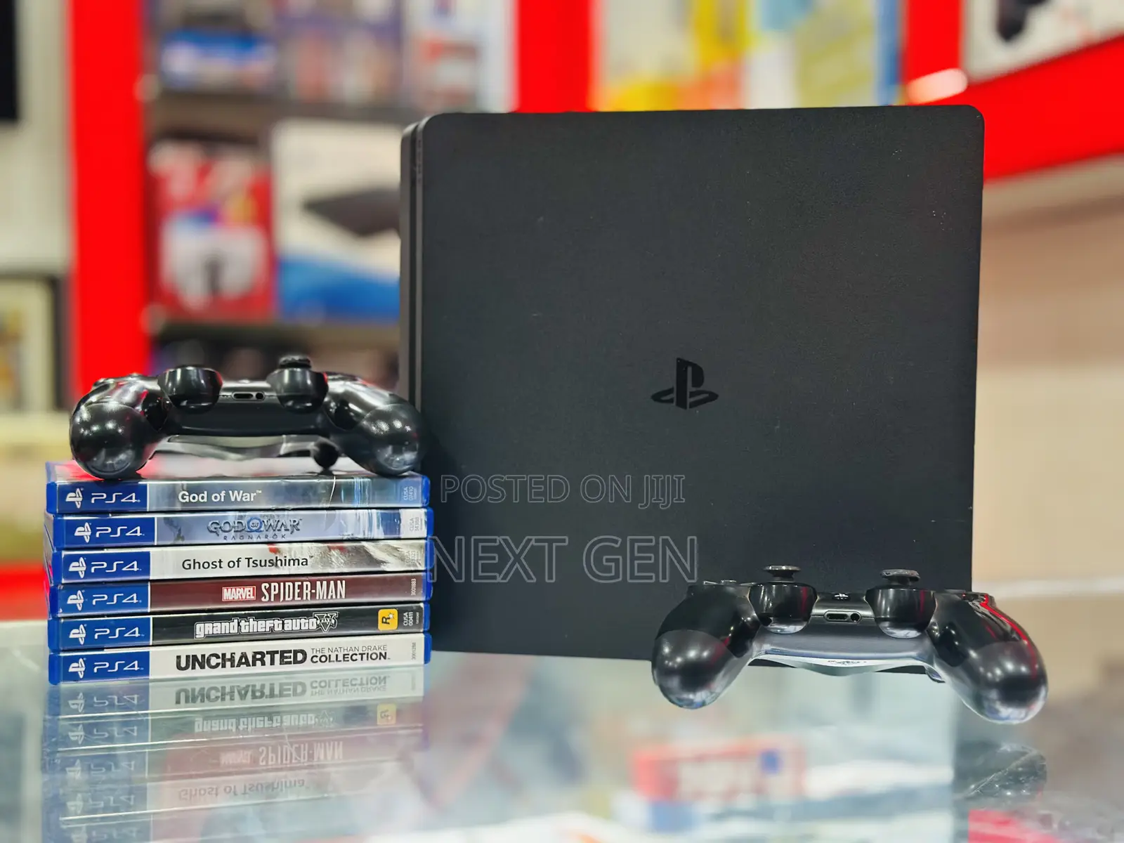 Ps4 Slim 2 Controller With 3 Games of Your Choice
