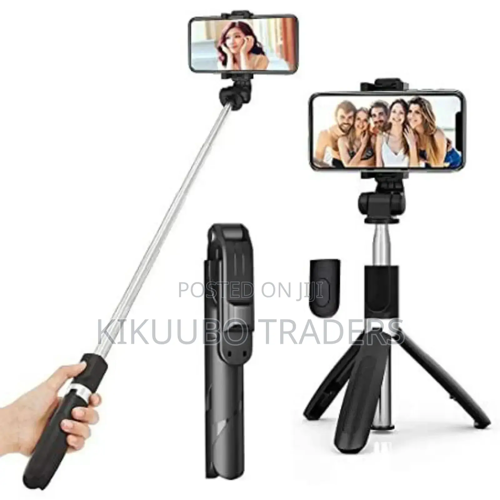 Bluetooth Selfie Stick and Tripod Stand With Wireless Remote