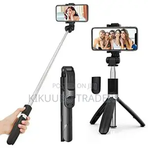 Bluetooth Selfie Stick and Tripod Stand With Wireless Remote