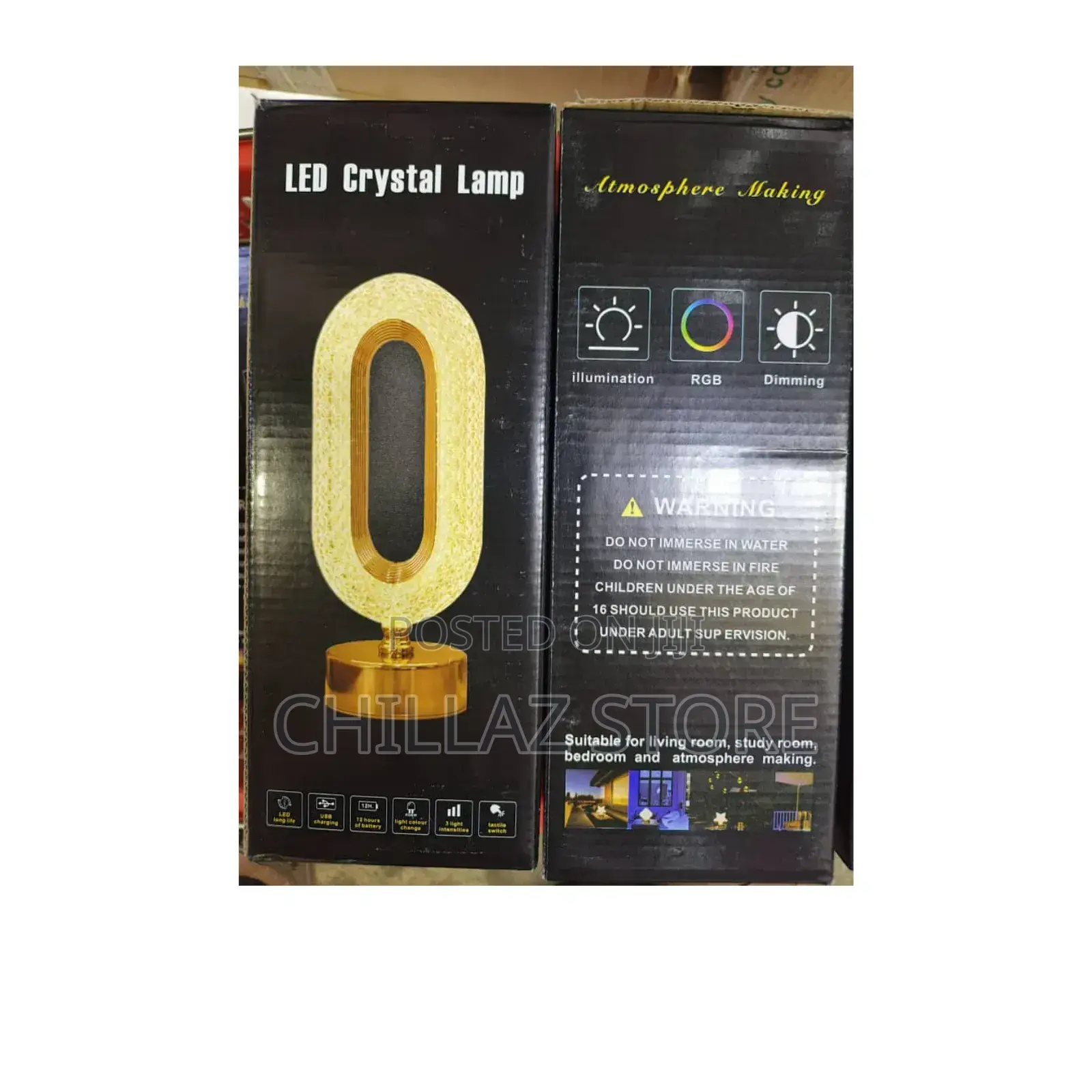 Led Crystal Lamp.