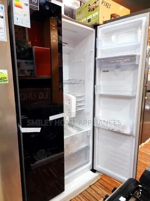 670ltrs Black Mirror Hisense Fridge Side by Side