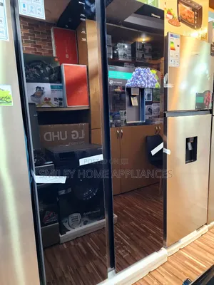 670ltrs Black Mirror Hisense Fridge Side by Side
