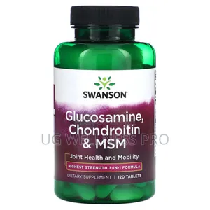 Swanson, Glucosamine, Chondroitin MSM, 120 Tablets