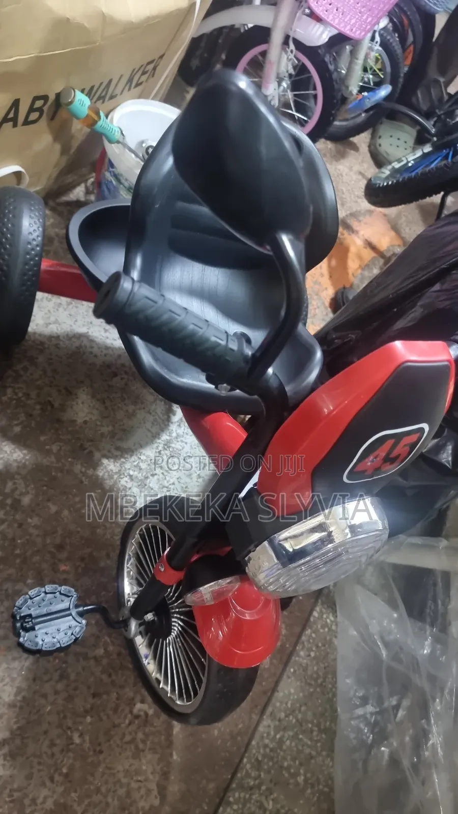 Kids Bikes,Baby Bicycle Front Light 3 Tyres