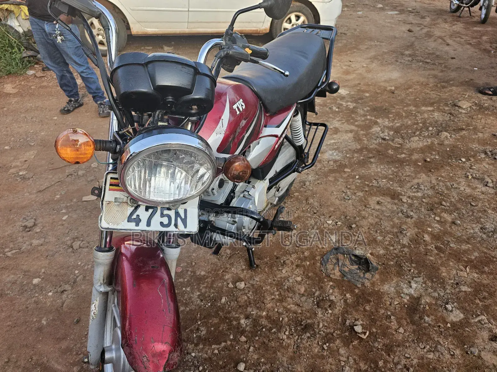 TVS HLX 125 2019 Red