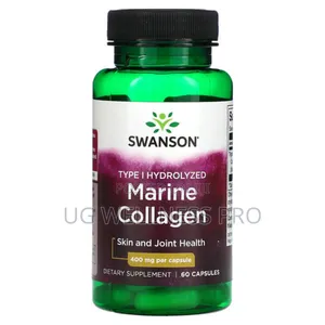 Swanson, Marine Collagen, 400 Mg, 60 Capsules