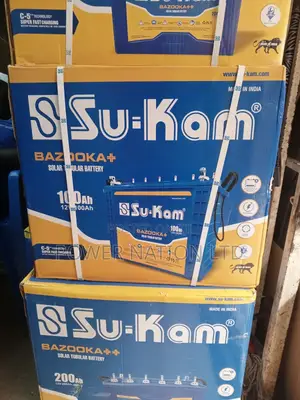 100ah Heavy Duty Sukam Tubular Flooded Battery