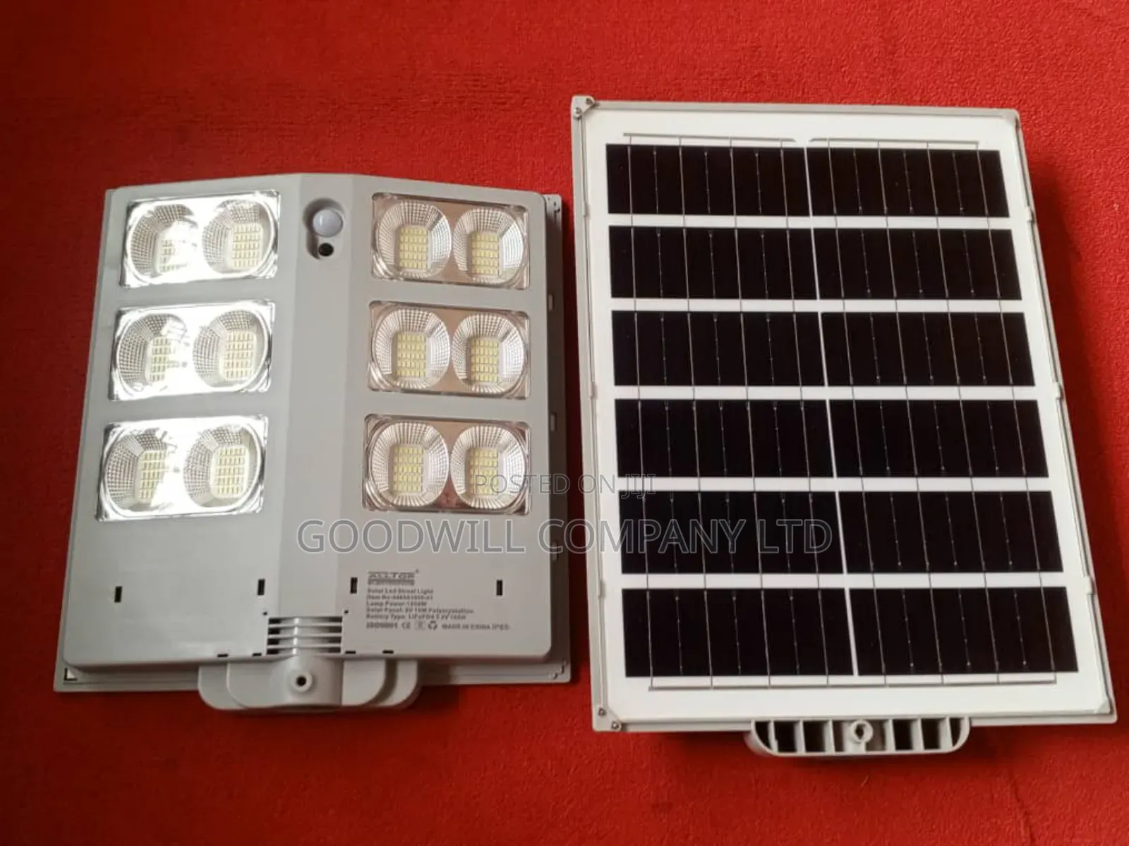 1000w Solar Street Light Off Grid Charging