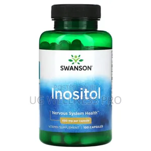 Swanson, Inositol, 650 Mg, 100 Capsules