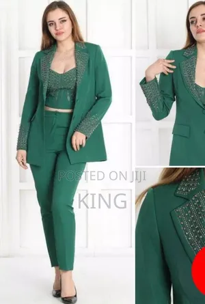 Top Classic 3pieces Style Ladies Suits