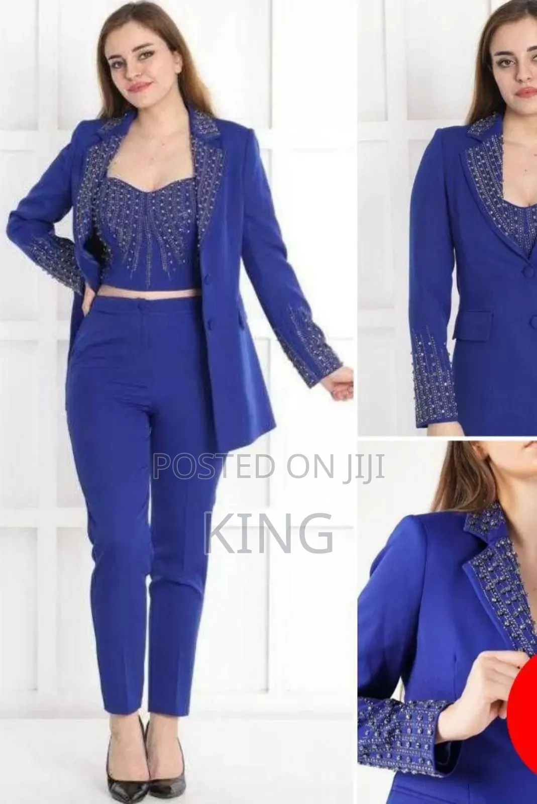 Gothic 3pieces Style Ladies Suits