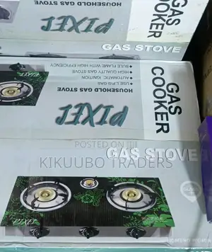 Pixel 3 Burner Glass Gas Stove