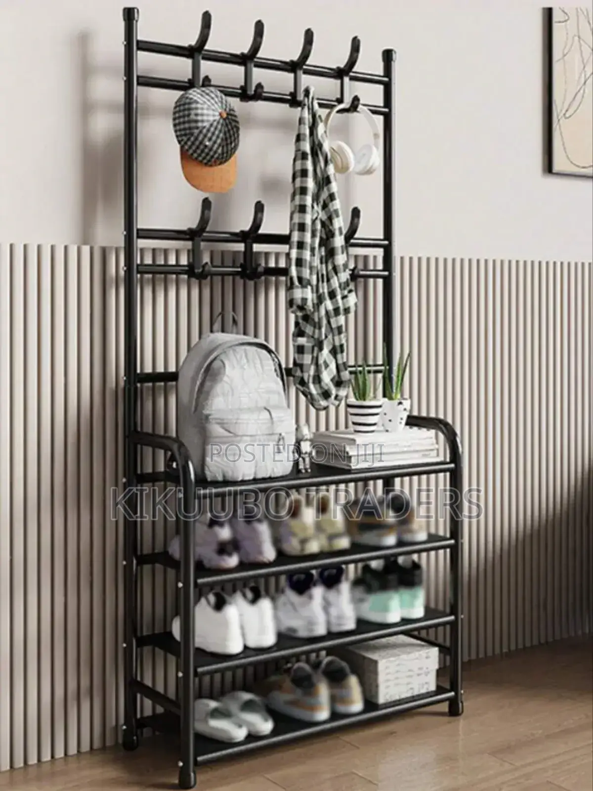 Multifunctional Simple Clothes and Shoe Rack
