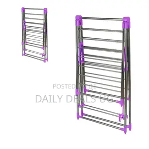 Metallic Clothes Rack