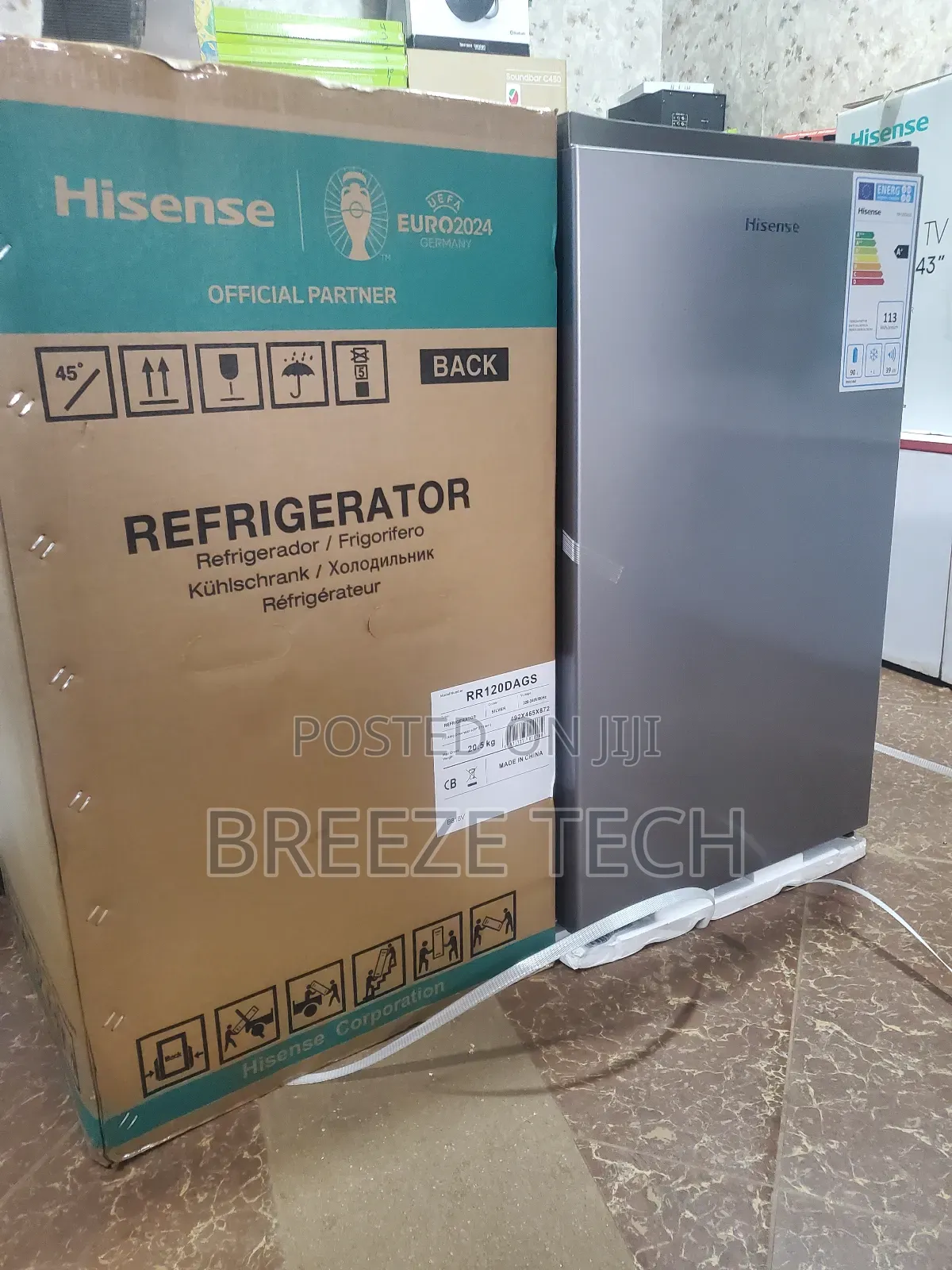Hisense 120ltrs Refrigerator