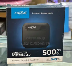 500gb SSD External SSD Crucial.
