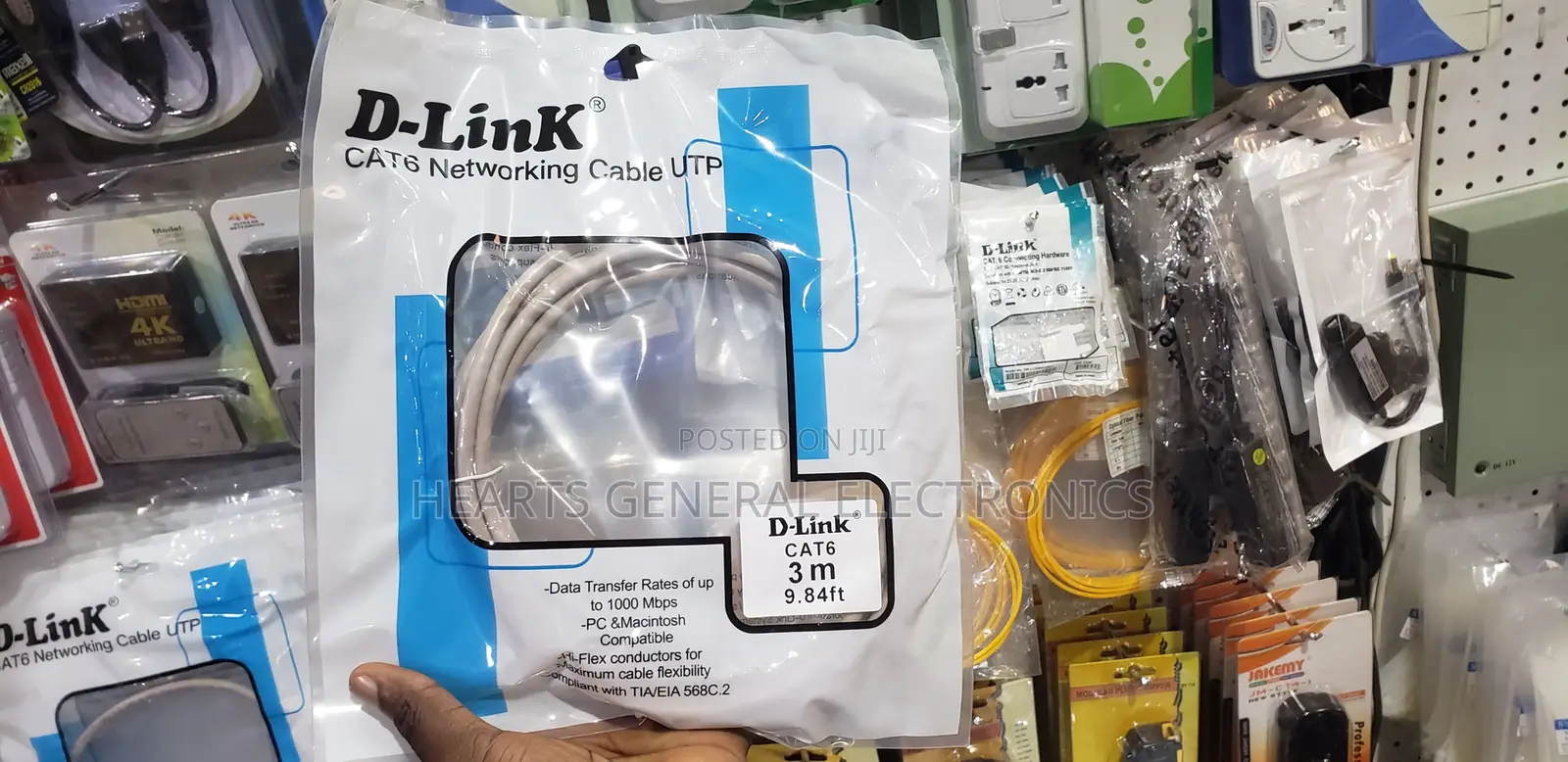 D-Link Cat6 Patch Cord 3m