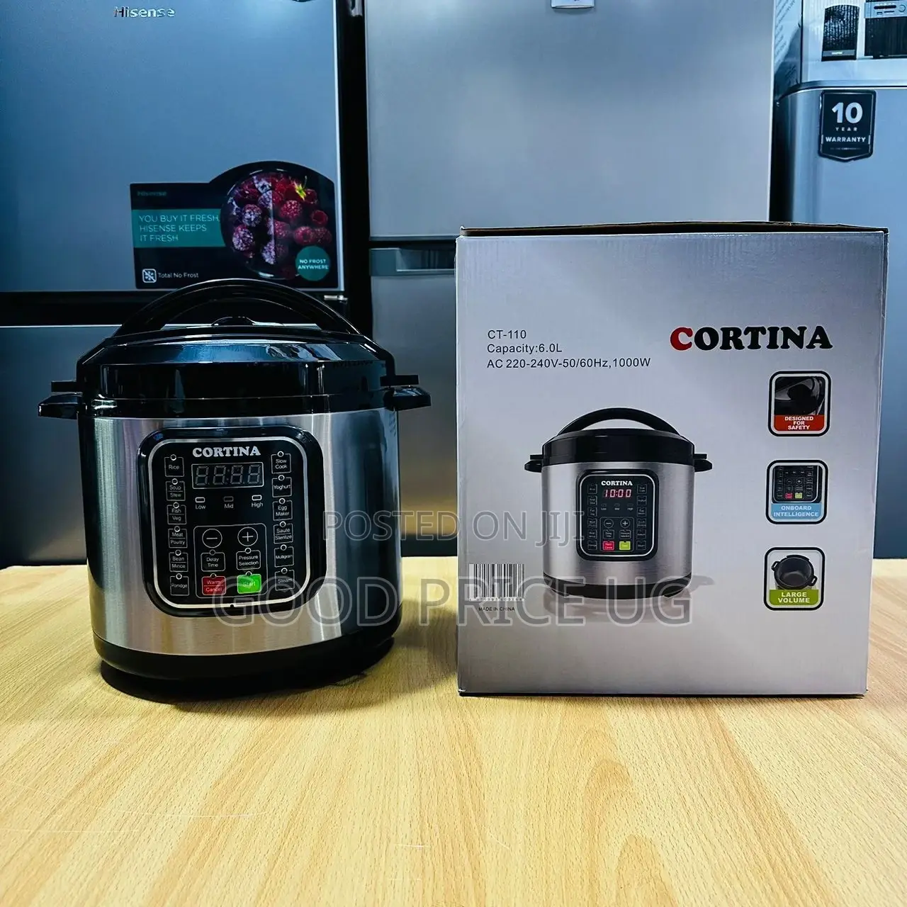 Cortina Electric Pressure Cooker 6L
