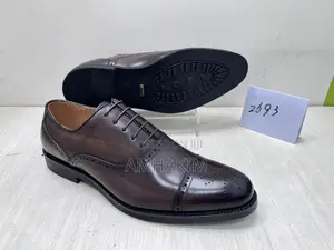 New Men's Classic Leather Derby Shoes In Stock